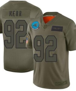 Nike Carolina Panthers #92 Zach Kerr Camo Men's Stitched NFL Limited 2019 Salute To Service Jersey Men's