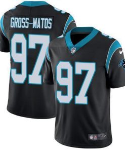 Nike Carolina Panthers #97 Yetur Gross-Matos Black Team Color Men's Stitched NFL Vapor Untouchable Limited Jersey Men's