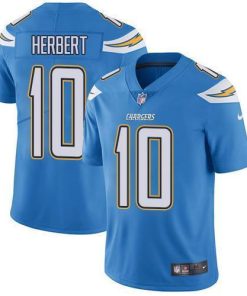 Nike Chargers #10 Justin Herbert Electric Blue Alternate Men's Stitched NFL Vapor Untouchable Limited Jersey