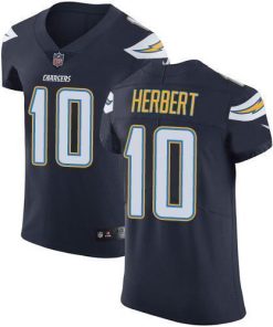 Nike Chargers #10 Justin Herbert Navy Blue Team Color Men's Stitched NFL Vapor Untouchable Elite Jersey