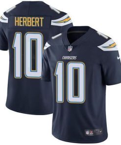 Nike Chargers #10 Justin Herbert Navy Blue Team Color Men's Stitched NFL Vapor Untouchable Limited Jersey