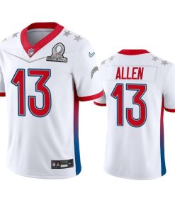 Nike Chargers #13 Keenan Allen Men's NFL 2022 AFC Pro Bowl Game Jersey White