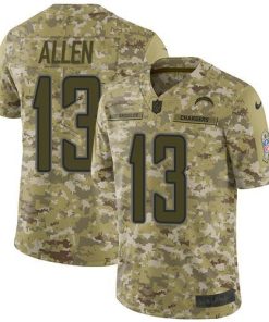 Nike Chargers #13 Keenan Allen Camo Men's Stitched NFL Limited 2018 Salute To Service Jersey