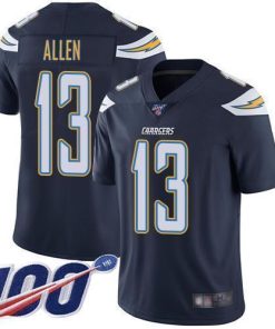 Nike Chargers #13 Keenan Allen Navy Blue Team Color Men's Stitched NFL 100th Season Vapor Limited Jersey