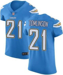 Nike Chargers #21 LaDainian Tomlinson Electric Blue Alternate Men's Stitched NFL Vapor Untouchable Elite Jersey