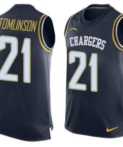 Nike Chargers #21 LaDainian Tomlinson Navy Blue Team Color Men's Stitched NFL Limited Tank Top Jersey