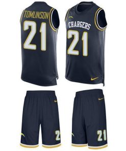 Nike Chargers #21 LaDainian Tomlinson Navy Blue Team Color Men's Stitched NFL Limited Tank Top Suit Jersey