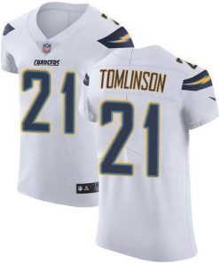 Nike Chargers #21 LaDainian Tomlinson White Men's Stitched NFL Vapor Untouchable Elite Jersey