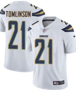 Nike Chargers #21 LaDainian Tomlinson White Men's Stitched NFL Vapor Untouchable Limited Jersey