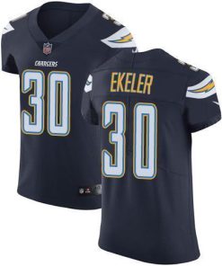 Nike Chargers #30 Austin Ekeler Navy Blue Team Color Men's Stitched NFL Vapor Untouchable Elite Jersey