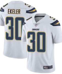 Nike Chargers #30 Austin Ekeler White Men's Stitched NFL Vapor Untouchable Limited Jersey