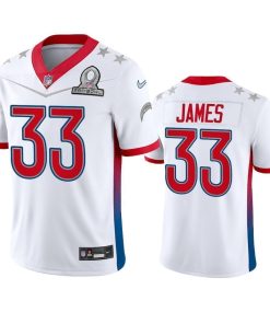 Nike Chargers #33 Derwin James Men's NFL 2022 AFC Pro Bowl Game Jersey White