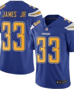 Nike Chargers #33 Derwin James Jr Electric Blue Men's Stitched NFL Limited Rush Jersey