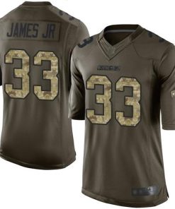 Nike Chargers #33 Derwin James Jr Green Men's Stitched NFL Limited 2015 Salute To Service Jersey