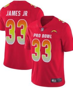 Nike Chargers #33 Derwin James Jr Red Men's Stitched NFL Limited AFC 2019 Pro Bowl Jersey