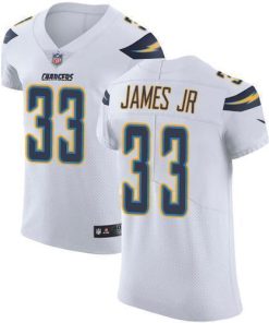 Nike Chargers #33 Derwin James Jr White Men's Stitched NFL Vapor Untouchable Elite Jersey