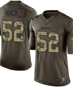 Nike Chargers #52 Khalil Mack Green Men's Stitched NFL Limited 2015 Salute To Service Jersey