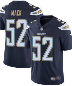 Nike Chargers #52 Khalil Mack Navy Blue Team Color Men's Stitched NFL Vapor Untouchable Limited Jersey
