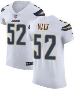 Nike Chargers #52 Khalil Mack White Men's Stitched NFL Vapor Untouchable Elite Jersey
