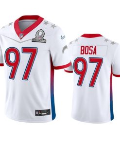 Nike Chargers #97 Joey Bosa Men's NFL 2022 AFC Pro Bowl Game Jersey White