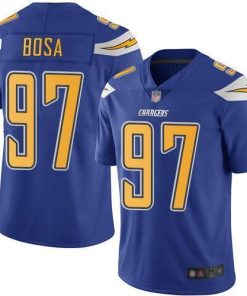Nike Chargers #97 Joey Bosa Electric Blue Men's Stitched NFL Limited Rush Jersey