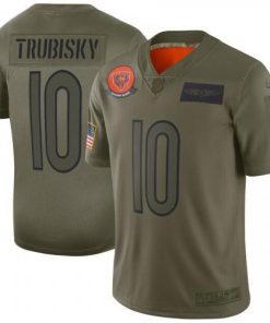 Nike Chicago Bears #10 Mitchell Trubisky Camo Men's Stitched NFL Limited 2019 Salute To Service Jersey Men's