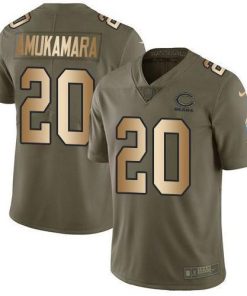 Nike Chicago Bears #20 Prince Amukamara Olive/Gold Men's Stitched NFL Limited 2017 Salute To Service Jersey Men's
