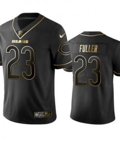 Nike Chicago Bears #23 Kyle Fuller Black Golden Limited Edition Stitched NFL Jersey Men's