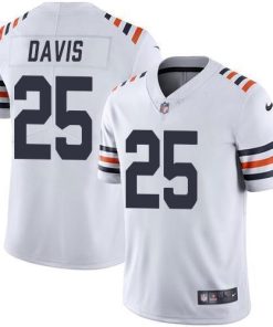 Nike Chicago Bears #25 Mike Davis White Men's 2019 Alternate Classic Stitched NFL Vapor Untouchable Limited Jersey Men's