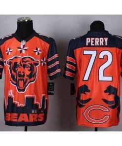 Nike Chicago Bears #72 William Perry Orange Men's Stitched NFL Elite Noble Fashion Jersey Men's