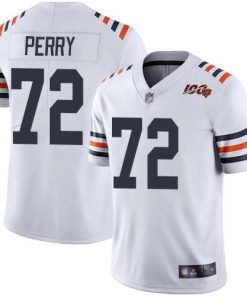 Nike Chicago Bears #72 William Perry White Alternate Men's Stitched NFL Vapor Untouchable Limited 100th Season Jersey Men's