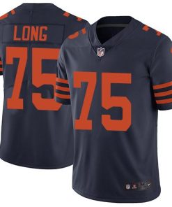 Nike Chicago Bears #75 Kyle Long Navy Blue Alternate Men's Stitched NFL Vapor Untouchable Limited Jersey Men's