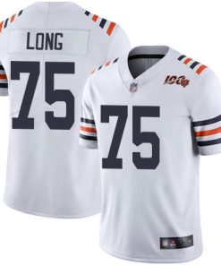 Nike Chicago Bears #75 Kyle Long White Alternate Men's Stitched NFL Vapor Untouchable Limited 100th Season Jersey Men's