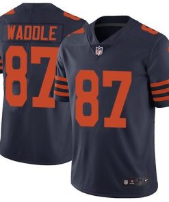 Nike Chicago Bears #87 Tom Waddle Navy Blue Alternate Men's Stitched NFL Vapor Untouchable Limited Jersey Men's