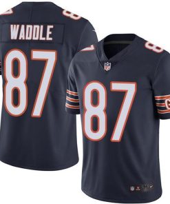 Nike Chicago Bears #87 Tom Waddle Navy Blue Team Color Men's Stitched NFL Vapor Untouchable Limited Jersey Men's