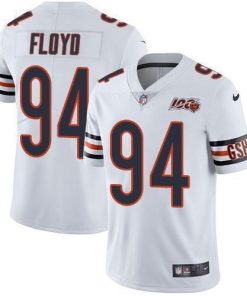 Nike Chicago Bears #94 Leonard Floyd White Men's 100th Season Stitched NFL Vapor Untouchable Limited Jersey Men's