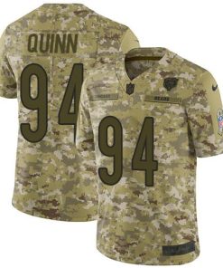 Nike Chicago Bears #94 Robert Quinn Camo Men's Stitched NFL Limited 2018 Salute To Service Jersey Men's