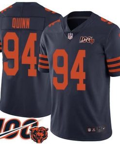 Nike Chicago Bears #94 Robert Quinn Navy Blue Alternate Men's Stitched NFL 100th Season Vapor Untouchable Limited Jersey Men's