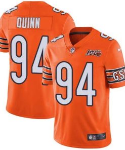 Nike Chicago Bears #94 Robert Quinn Orange Men's Stitched NFL Limited Rush 100th Season Jersey Men's