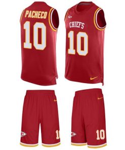 Nike Chiefs #10 Isiah Pacheco Red Team Color Men's Stitched NFL Limited Tank Top Suit Jersey