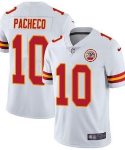 Nike Chiefs #10 Isiah Pacheco White Men's Stitched NFL Vapor Untouchable Limited Jersey