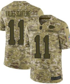 Nike Chiefs #11 Marquez Valdes-Scantling Camo Men's Stitched NFL Limited 2018 Salute To Service Jersey