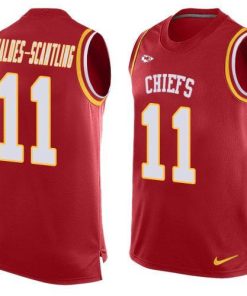 Nike Chiefs #11 Marquez Valdes-Scantling Red Team Color Men's Stitched NFL Limited Tank Top Jersey