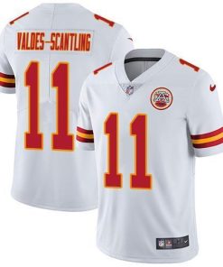 Nike Chiefs #11 Marquez Valdes-Scantling White Men's Stitched NFL Vapor Untouchable Limited Jersey