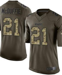 Nike Chiefs #21 Trent McDuffie Green Men's Stitched NFL Limited 2015 Salute To Service Jersey
