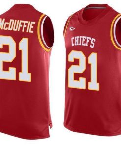 Nike Chiefs #21 Trent McDuffie Red Team Color Men's Stitched NFL Limited Tank Top Jersey