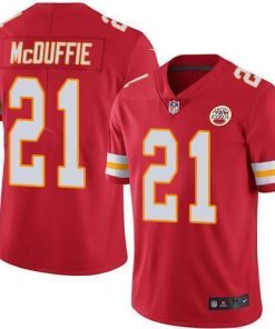 Nike Chiefs #21 Trent McDuffie Red Team Color Men's Stitched NFL Vapor Untouchable Limited Jersey