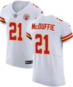 Nike Chiefs #21 Trent McDuffie White Men's Stitched NFL Vapor Untouchable Elite Jersey