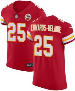 Nike Chiefs #25 Clyde Edwards-Helaire Red Team Color Men's Stitched NFL Vapor Untouchable Elite Jersey