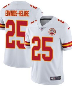 Nike Chiefs #25 Clyde Edwards-Helaire White Men's Stitched NFL Vapor Untouchable Limited Jersey